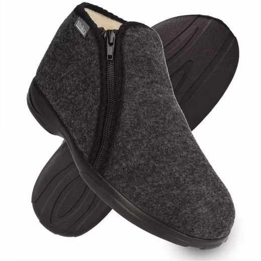 Kramfors Winter Felt House Shoes for Men Slippers