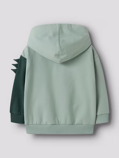 Sweatshirt NMMNASH LS NREG SWEAT WH BRU BOX - Image 3