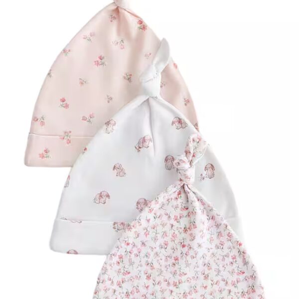 First hat baby knotted hat in a pack of 3