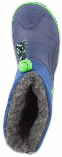 Winter boots Blinking Ghost rubber boots (for boys, with flashing soles for more safety in the dark) quick closure, fluffy very warm lining - Image 3