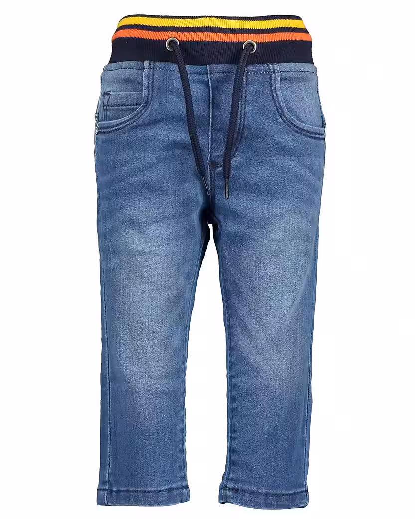 Skinny-fit jeans Blue Seven Unisex Baby Jeans with drawstring - Image 3