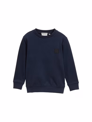 Sweatshirt with logo embroidery