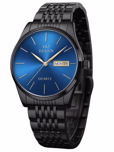Quartz watch men's watch stainless steel wristwatch men's watch