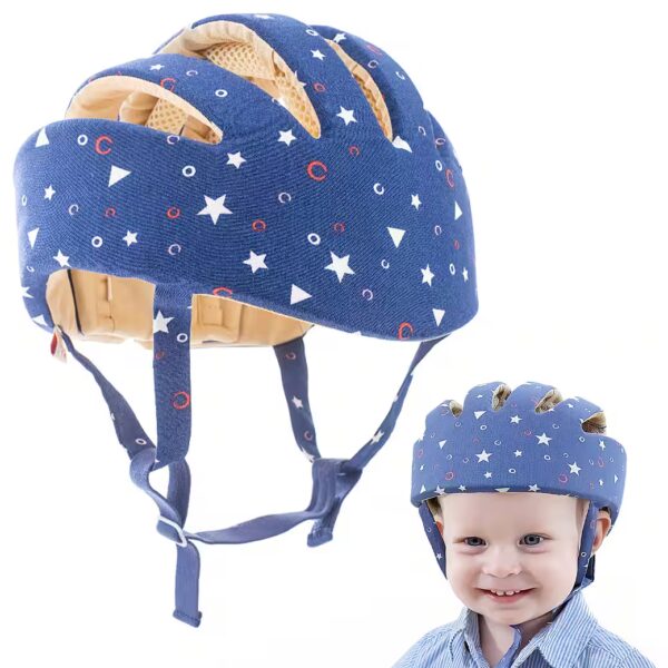 First-time hat baby protective helmet made of cotton – anti-collision helmet for toddlers
