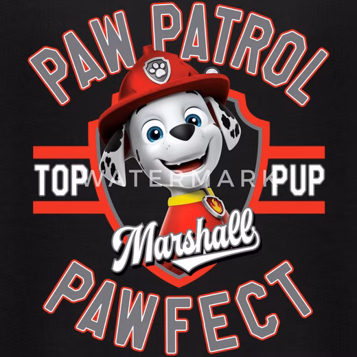 Sweatshirt Paw Patrol Marshall Pawfect Firefighter Dog Kids Premium Pullover 1-piece - Image 3