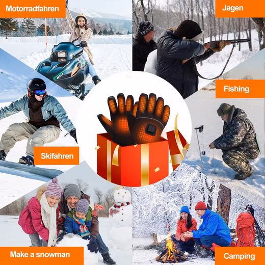 Multisport gloves Gloves Women Men Winter,Thermal gloves,Winter gloves - Image 2