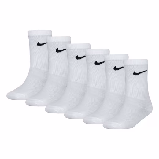 Tennis socks NHN NIKE PACK CREW for children (6 pairs) 5 to 7 years, for children