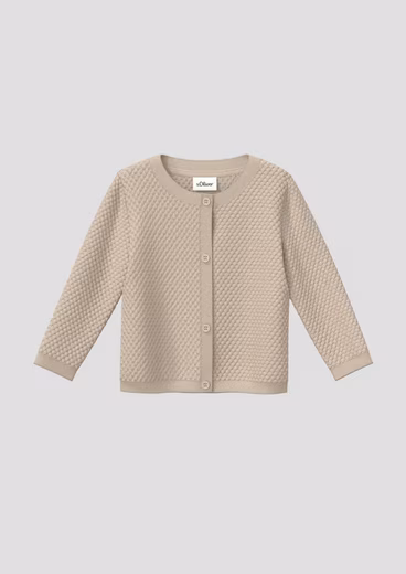 Cardigan Unisex Cardigan with Structured Pattern 1-piece