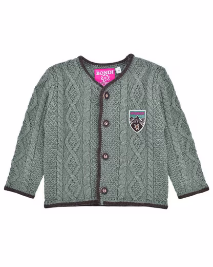 Traditional jacket baby cardigan 91785, Kiwi