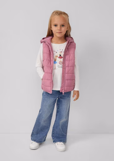 Outdoor jacket Outdoor vest Lightly padded unisex vest 1-pc