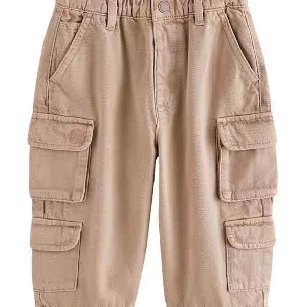 Cargojeans Denim cargo pants made from 100% cotton