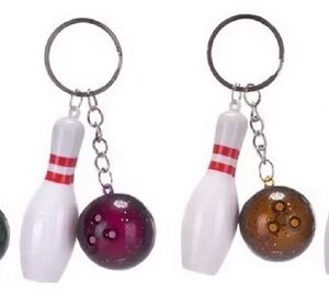 Keychain Keyring Kids Mini Pendant Keychain Bowling Pin Skittle Tour