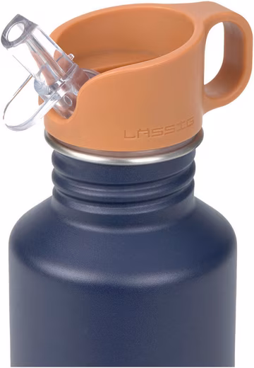 Little Gang drinking bottle, Smile, navy including sports closure