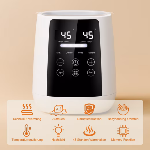 Baby bottle warmer on the go 6-in-1 multifunctional baby bottle warmer 24-hour heat preservation, warming of baby food - Image 3