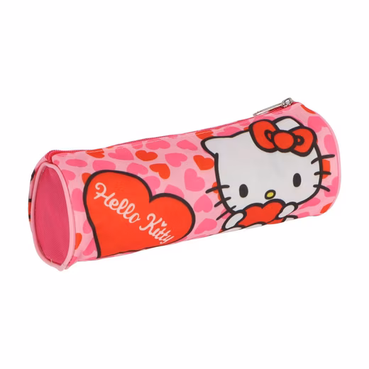 Hello Kitty pencil case for children – Practical case for school & leisure Single