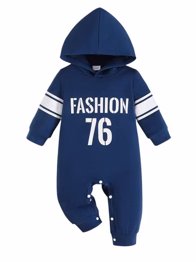 Romper Baby Boys Casual Long Sleeve Jumpsuit with Hood