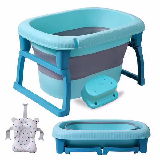 Baby Bathtub 3 in 1 Foldable - for Toddlers & Children