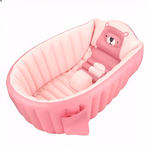 Baby Bathtub Inflatable Bathtub Baby, Infant Kids Bathtub with Air Pump