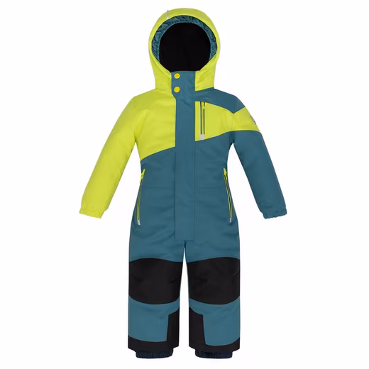 Snow Overall Snowsuit Kids Ski Suit Blue/Green