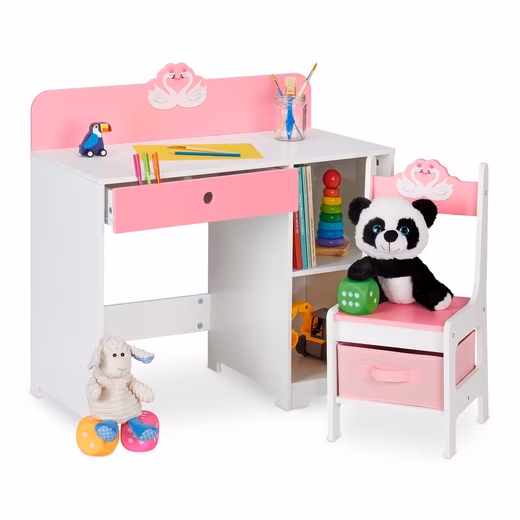 Children's Desk Kids Desk and Chair Swan