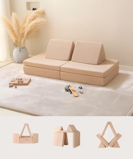Children's Sofa Modular sofa for creative play and relaxation 150x66x52.5cm