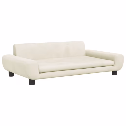 Children's Sofa Children's Sofa Cream 100x54x33 cm Velvet Children's Couch Children's Furniture Children's Room