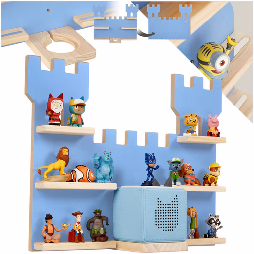 MyLittleStory Fortress Wall Shelf Hanging Shelf for up to 16 Tonies Set 1 piece, for up to 16 Tonies