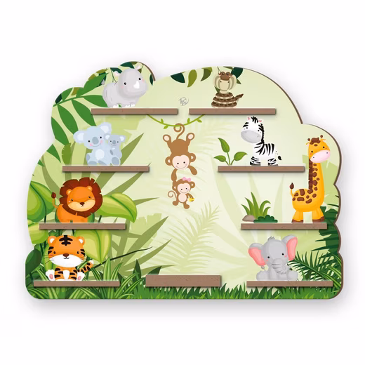 Wall Shelf JUKEBOX SHELF Jungle