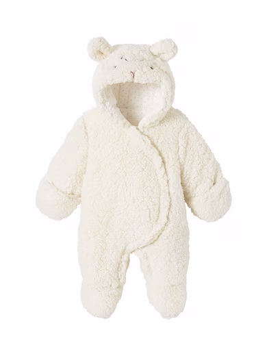 Jumpsuit Baby Jumpsuit made of faux fur with recycled polyester