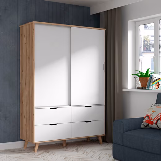 Sliding door cabinet Vankka, OTTOs Choice, top seller! Plenty of storage space, Scandinavian style