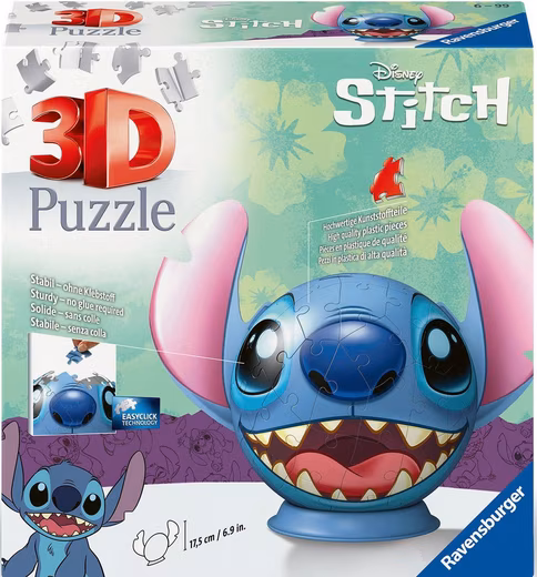 3D Puzzle Disney Stitch with Ears