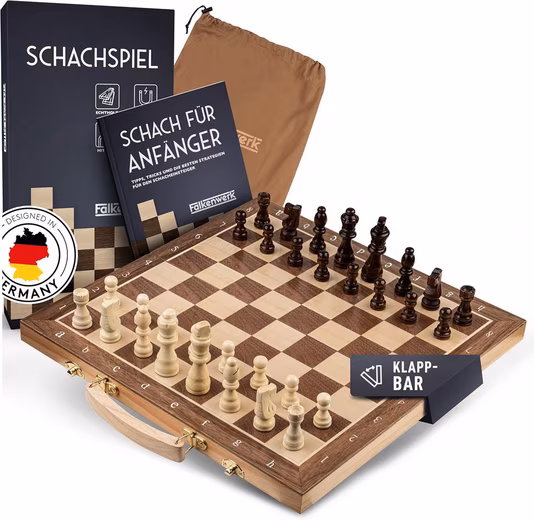 Game Magnetic Wooden Chess Set [38x38 cm]