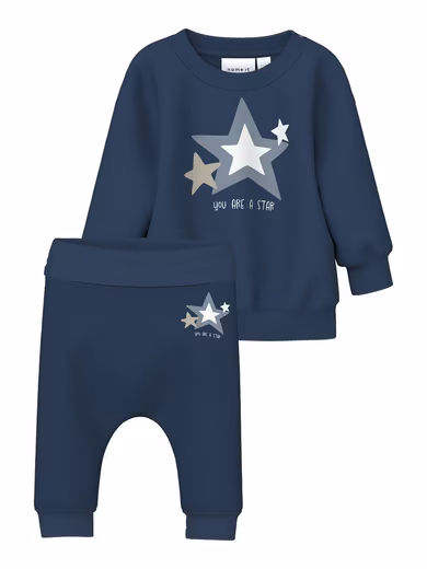 Sweatshirt NBMVONNE LS SWEAT BOX BRU SET