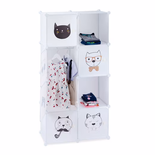 Children's wardrobe boltless shelf for the children's room