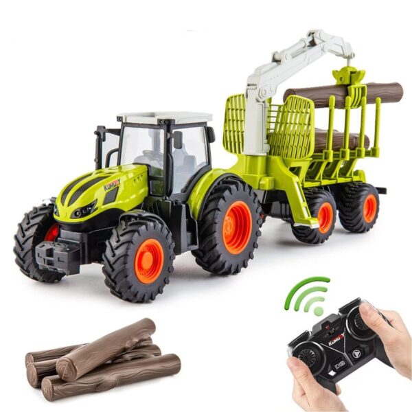 RC tractor, remote controlled tractor, RC tractor with trailer