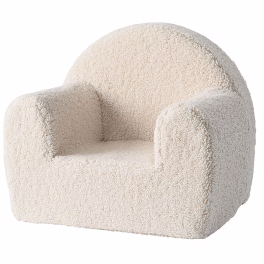 Children's armchair "Mino" made of teddy fur