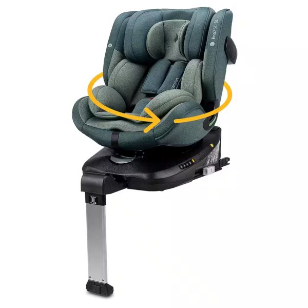 Eno360 SL i-Size child car seat From birth to 12 years, from 40 cm to 150 cm, 360° rotating rear-facing car seat with Isofix, 40-150 cm, baby car seat