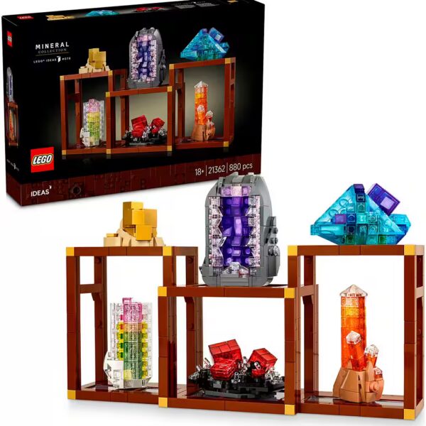 Mineral Collection (21362), LEGO Ideas Construction Bricks (880 pcs), Made in Europe