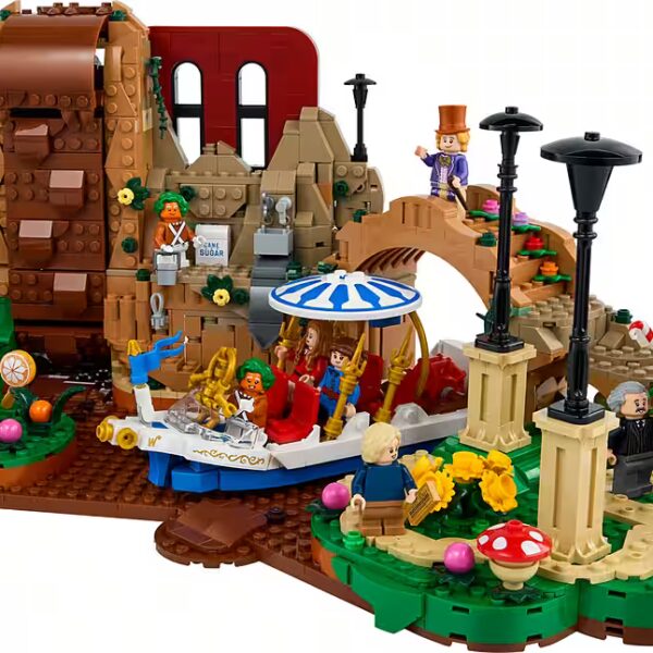 Ideas 21360 Willy Wonka and the Chocolate Factory Building Blocks Set, 2025 pieces, Set