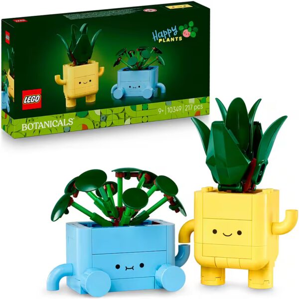 Cheerful Plants (10349), LEGO Botanicals Construction Bricks (217 pcs), Made in Europe