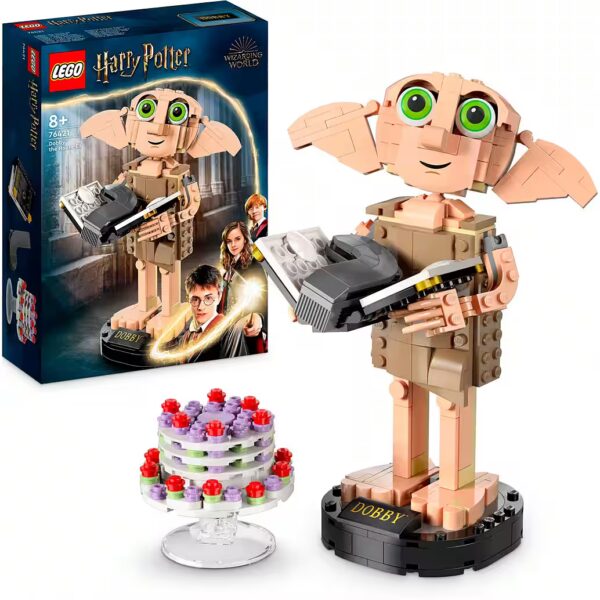 Dobby™ the House-Elf (76421), LEGO® Harry Potter™ Construction Bricks (403 pcs), Made in Europe