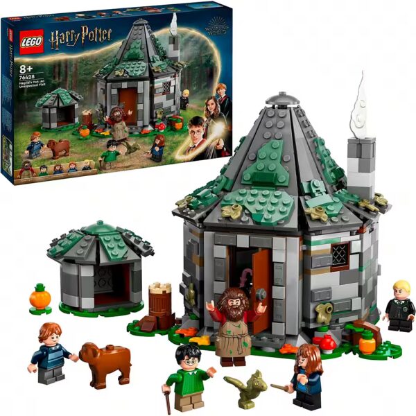 Hagrid's Hut: An Unexpected Visit (76428), LEGO® Harry Potter™ Construction Bricks (896 pcs), Made in Europe
