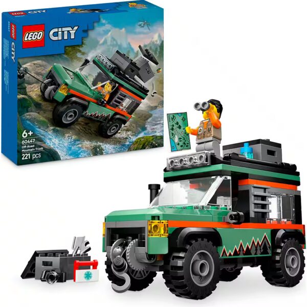 Off-road vehicle (60447), LEGO City construction bricks (221 pcs), Made in Europe