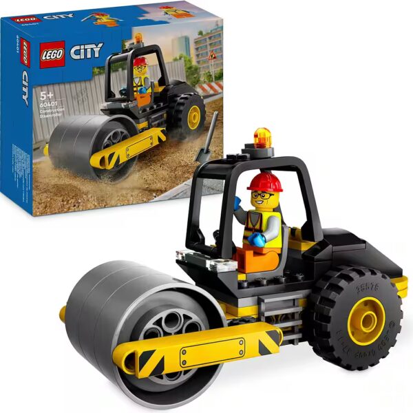 Road roller (60401), LEGO City construction bricks (78 pcs), Made in Europe