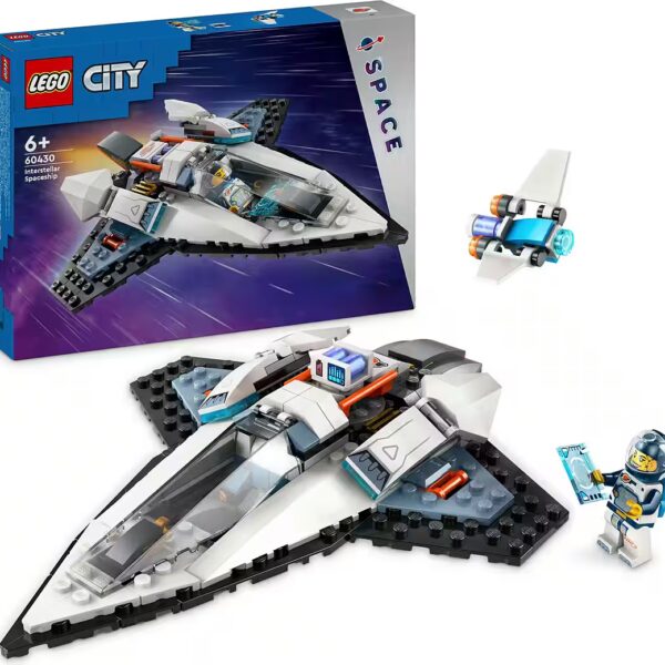Spaceship (60430), LEGO City Construction Bricks (240 pcs), Made in Europe