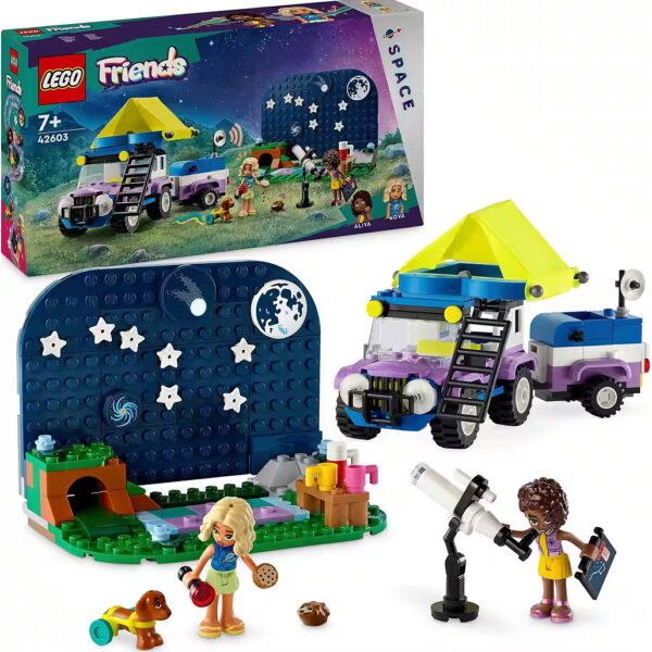 Stargazer Camper (42603), LEGO Friends Construction Bricks (364 pcs), Made in Europe