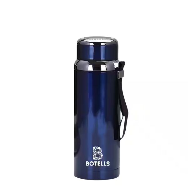 Thermal bottle insulating bottle stainless steel 0.8 l, hot & cold drinks for hours