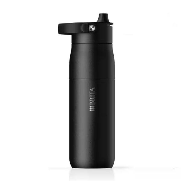 BRITA LARQ Essential Water Bottle (1L) White with Straw