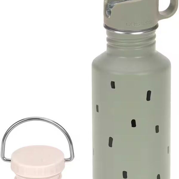 Drinking bottle Happy Prints, Light Olive