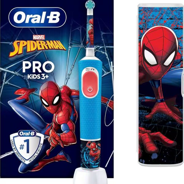 Electric Toothbrush Pro Kids Spiderman Attach brushes: 1 piece, for children aged 3 and over